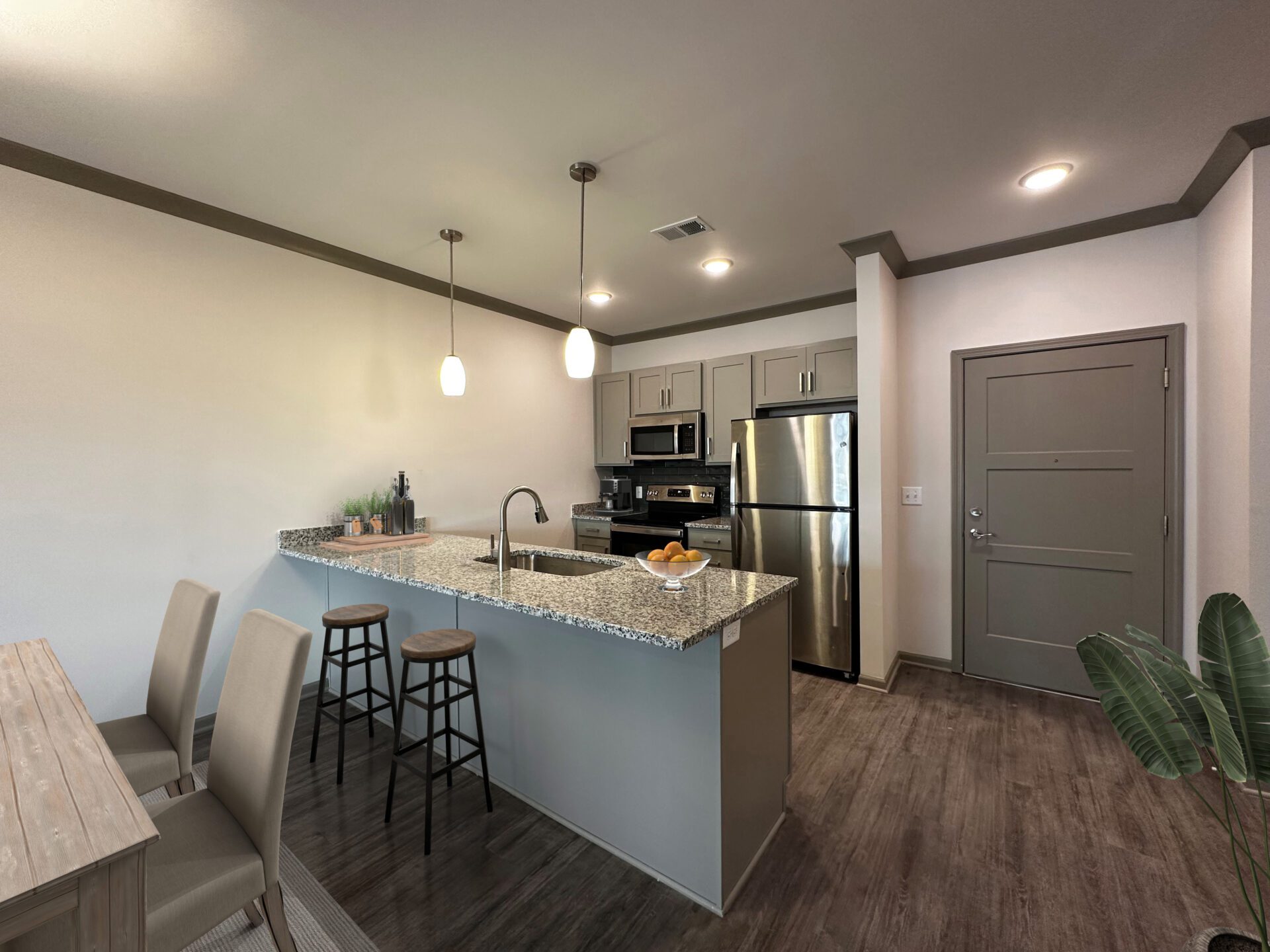 Kitchen of Treadway at New Trails Apartments